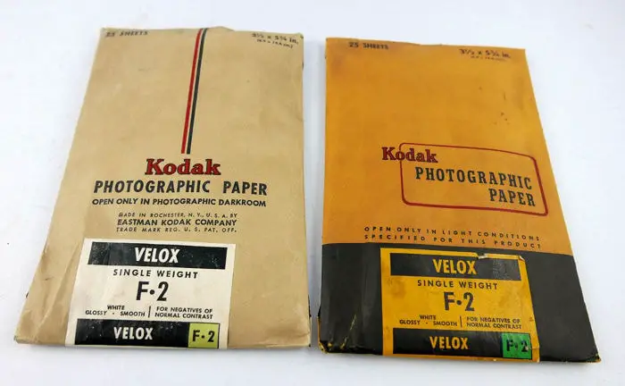 Kodak F-4 Single Weight Photographic Paper 500 SHEETS 5 x 7 in EXPIRED Bromide 