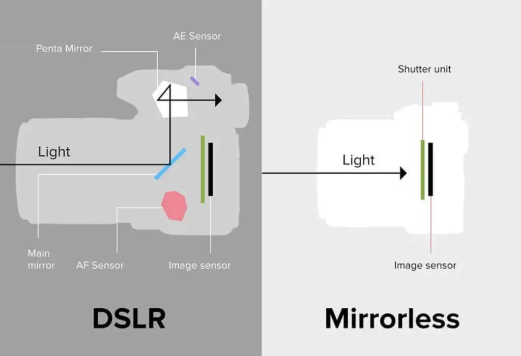 Mirrorless Vs DSLR Camera