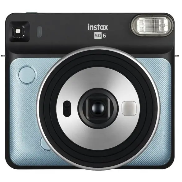 Fujifilm Instax Square SQ6 Instant Camera in Aqua Blue
