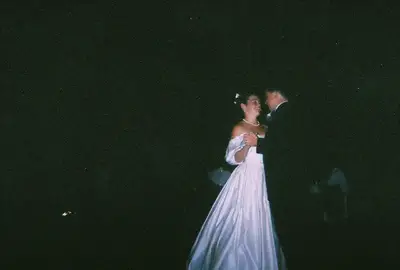 Disposable Camera Image Using A Flash In Low Light