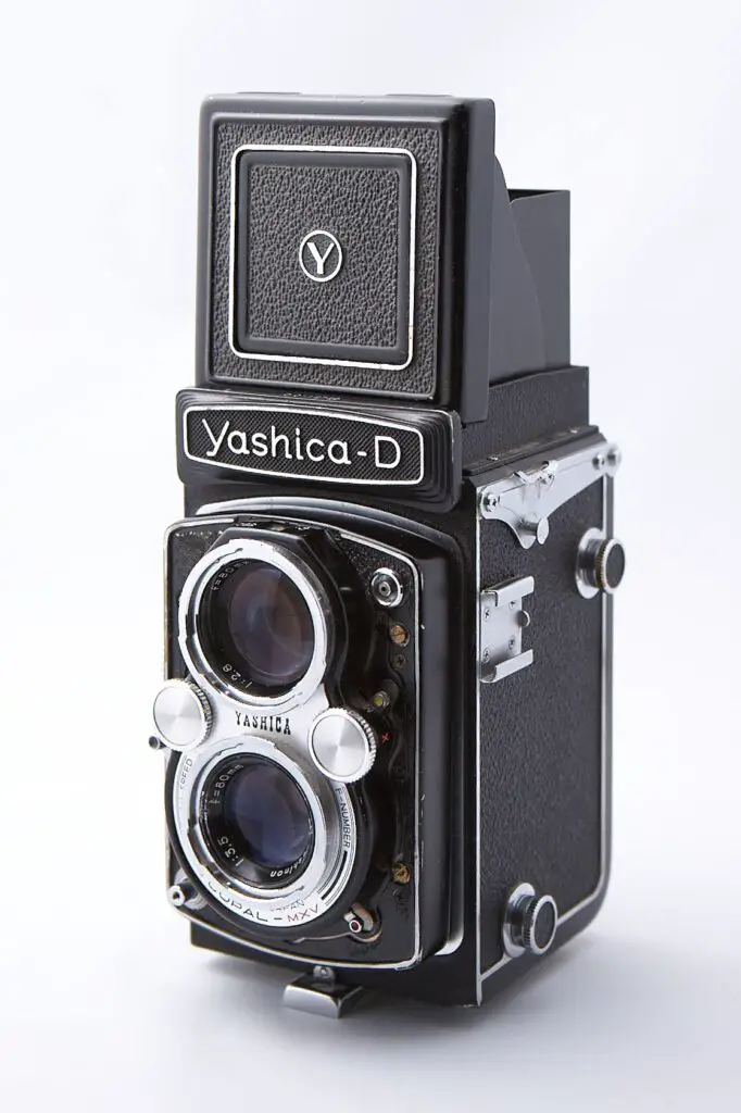 The Yashica-D Medium Format Twin Lens camera. One of the most popular medium format cameras.