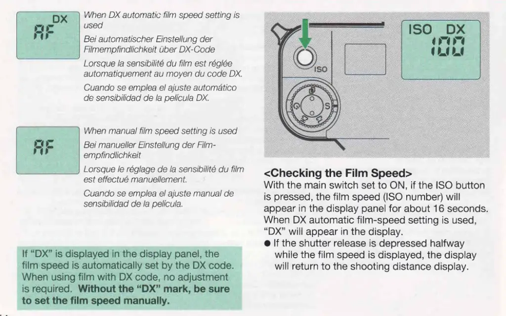 How to Check the Film Speed on a Contax G2