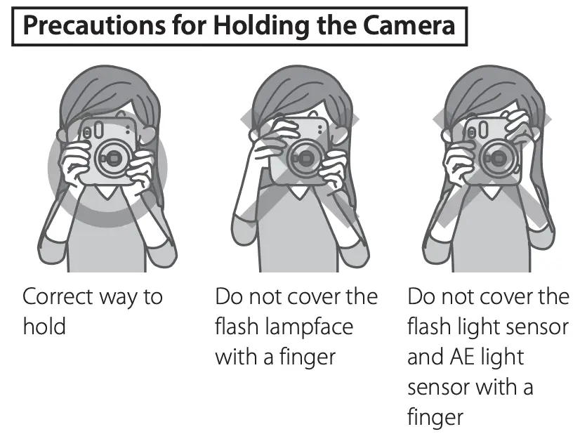 How to Hold An Instax Mini 11 