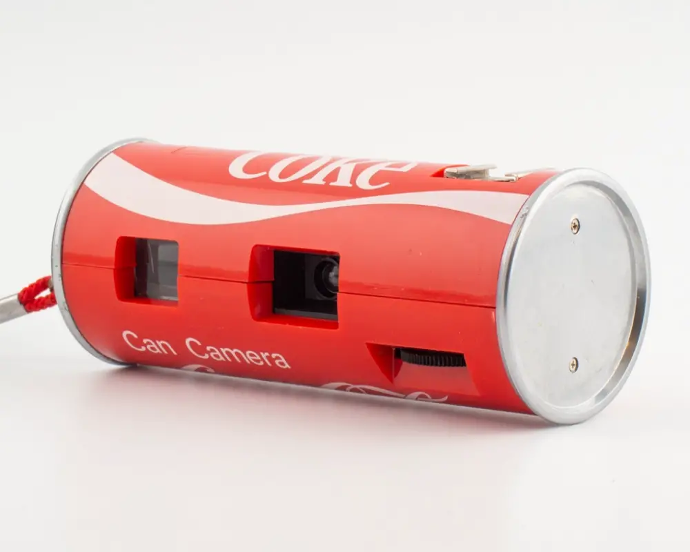 Novelty 110 camera made to look like a can of Coke