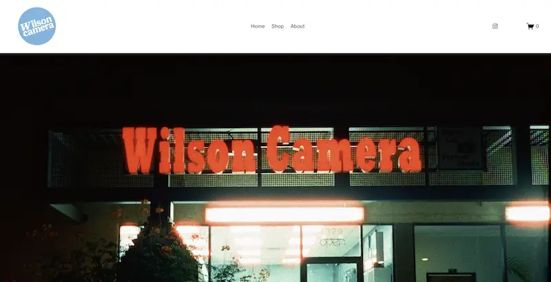 Wilson Camera Website